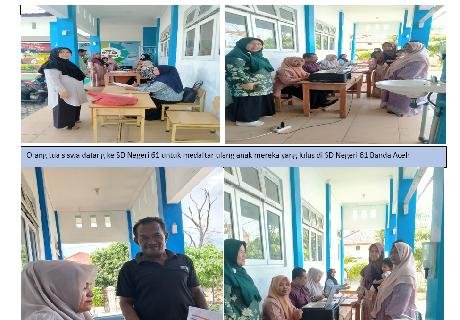 SPMB SD NEGERI 61 BERJALAN LANCAR