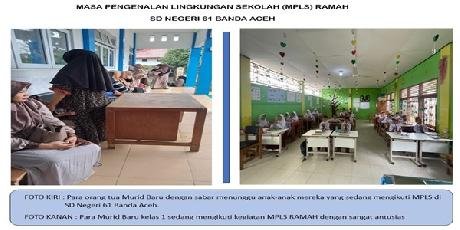 SD NEGERI 61 MELAKSANAKAN MPLS RAMAH TAHUN PELAJARAN 2025/2026
